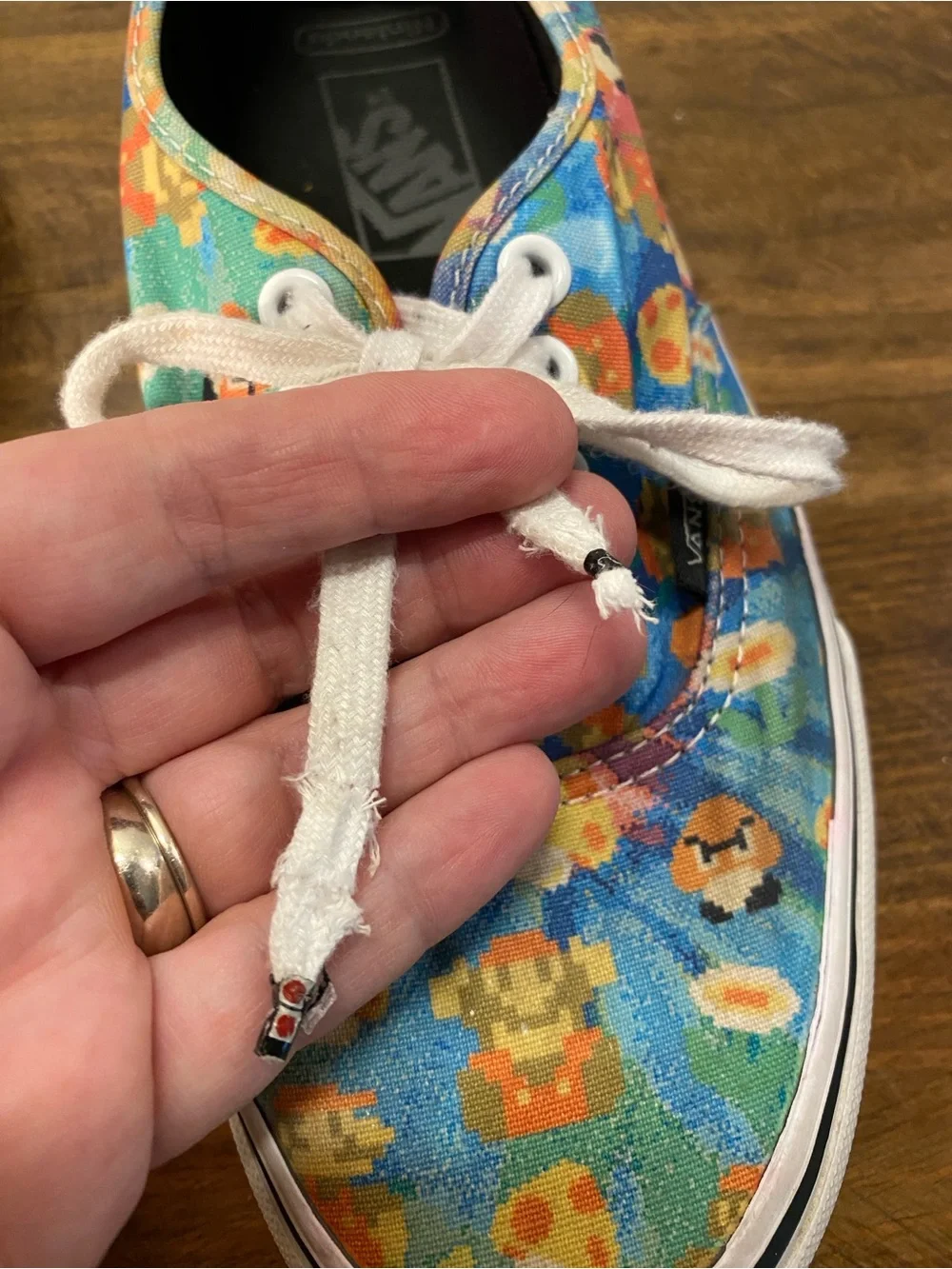 Vans Nintendo Mario Bros. Canvas Low-Top Sneakers - women’s 8.5 / men’s 7